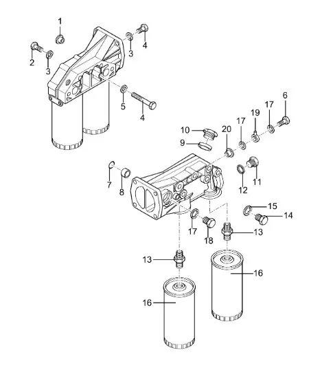 1931048 - Масляный фильтр двиг